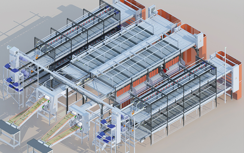 Aviary Cage-Free Housing System